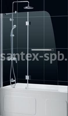 Шторка на ванну стеклянная RGW SC-13 90х150