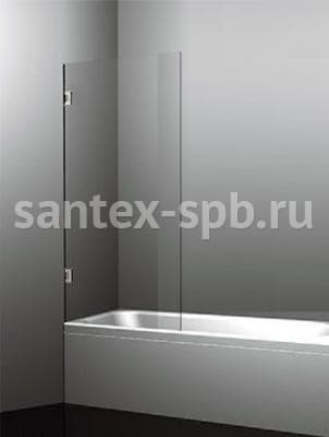 Шторка на ванну распашная GlassWare TYPE-2 80х150