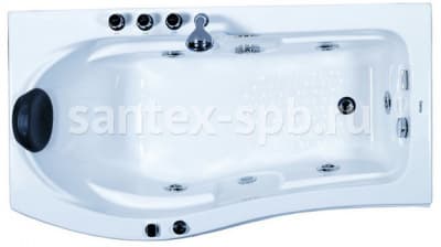 акриловая ванна с гидромассажем gemy g9010b l/r