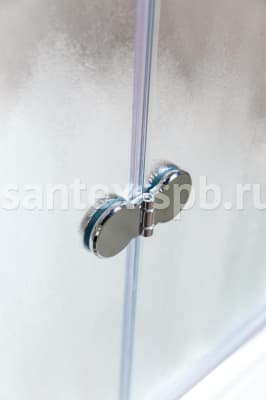 шторка для ванны стеклянная belbagno sela 120х140 складная