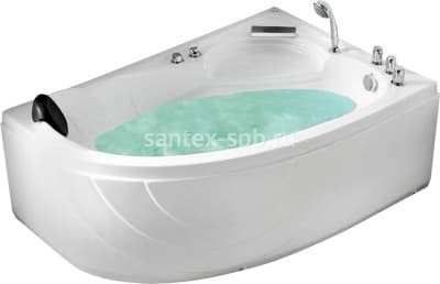 акриловая ванна с гидромассажем gemy g9009b r