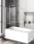 Шторка для ванны стеклянная BelBagno UNO V-1 70х150 распашная