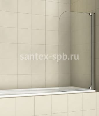 шторка для ванны стеклянная rgw sc-01 80х150 распашная