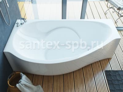 ванна из литьевого мрамора эстет грация 1700х940